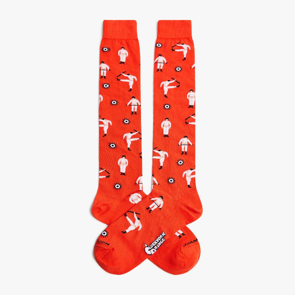 jimmy lion Knee High Socks Clockwork Orange - Pattern Stanley Kubrick x Jimmy Lion