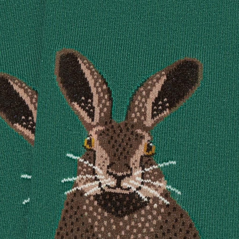 Jimmy Lion Knee High Socks For Men And Women KH L Hare Head Design L Jimmy Lion