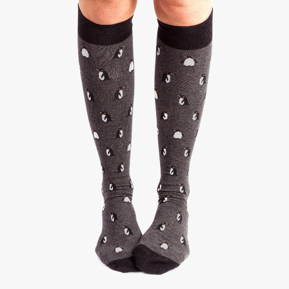 Jimmy Lion Knee High Socks For Men & Women KH Penguins US