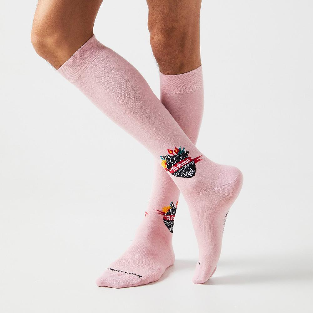Jimmy Lion Knee High Socks KH Frida Te Amo Frida Kahlo X Jimmy Lion
