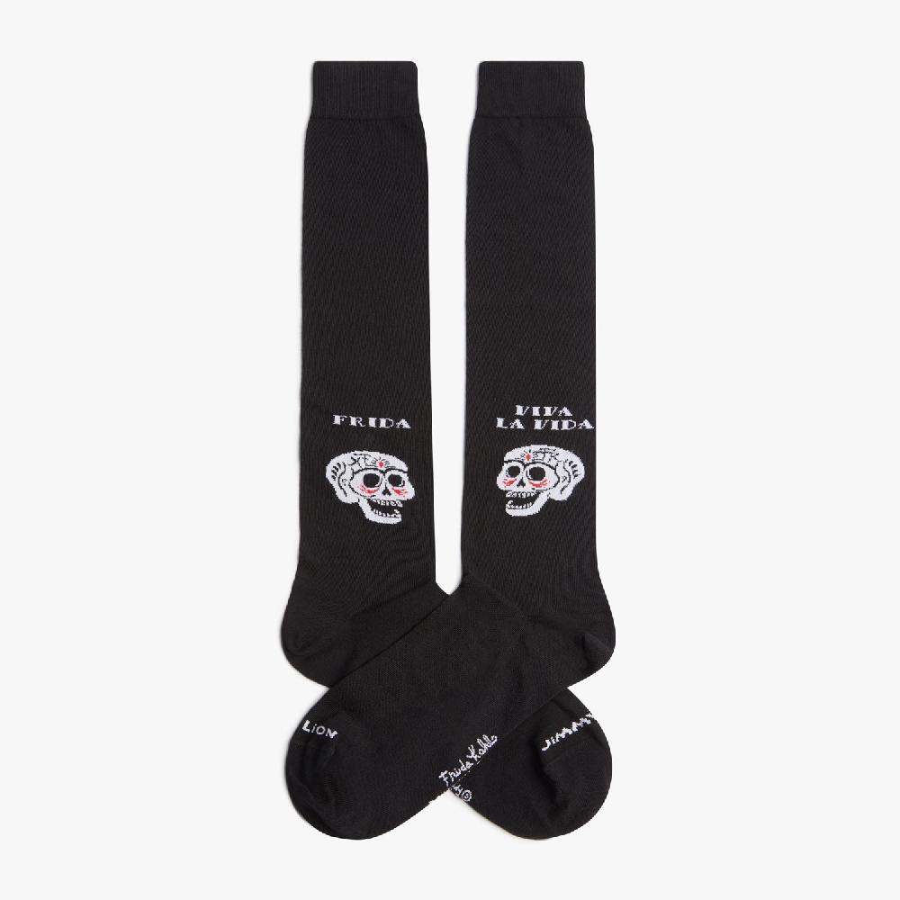 jimmy lion Knee High Socks KH Frida Viva La Vida Frida Kahlo x Jimmy Lion