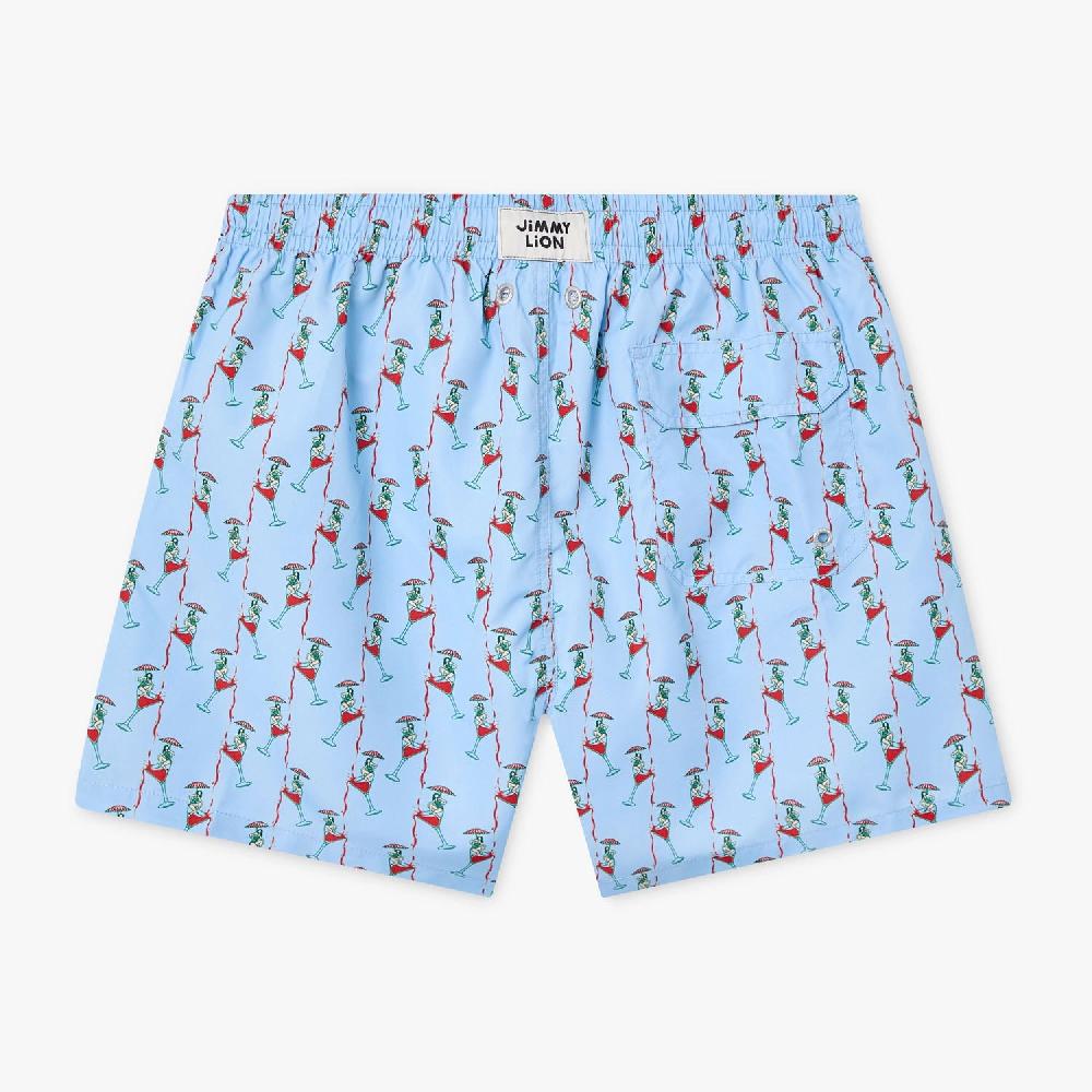 Jimmy Lion Men's Swim Shorts Happy Hour Swim Shorts