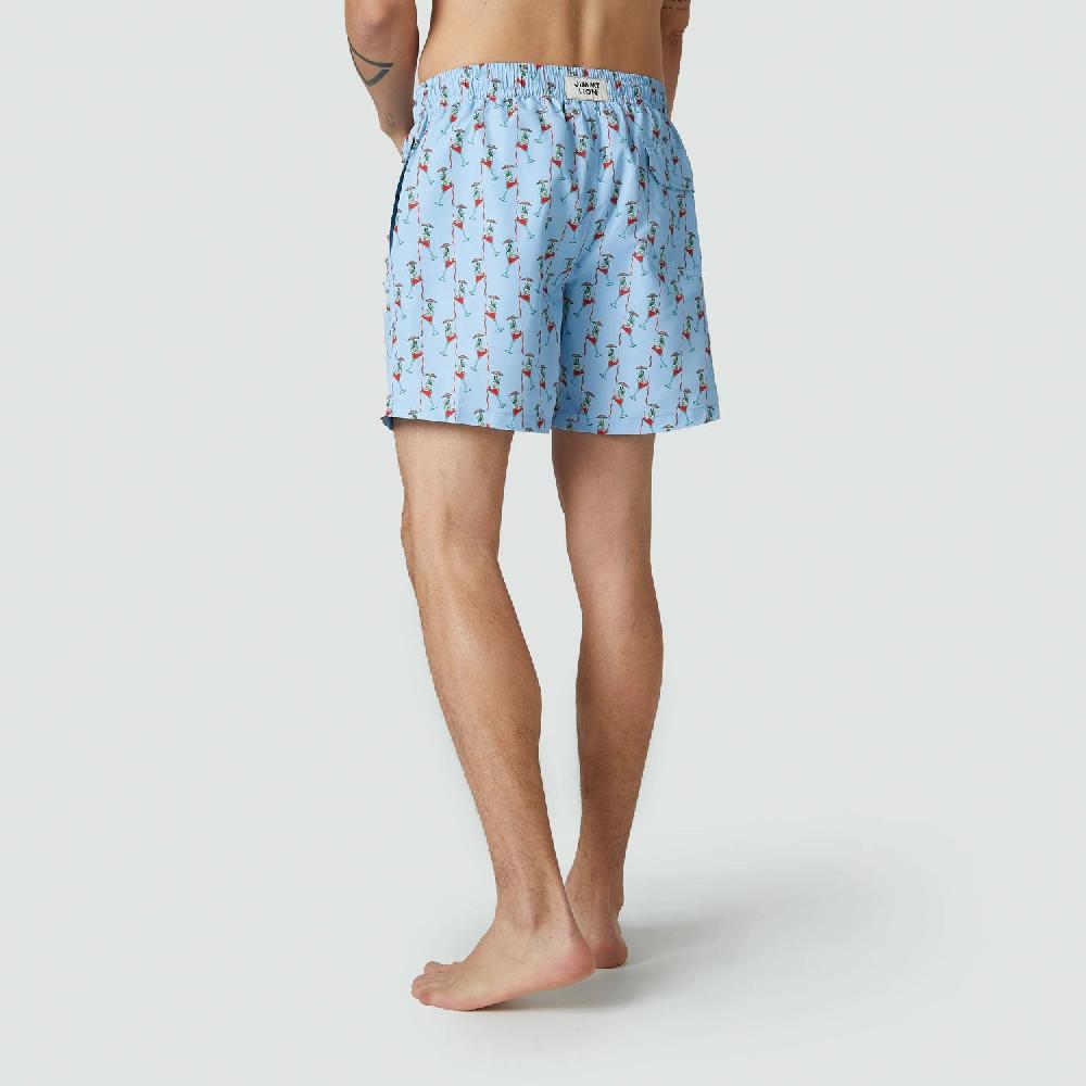 Jimmy Lion Men's Swim Shorts Happy Hour Swim Shorts