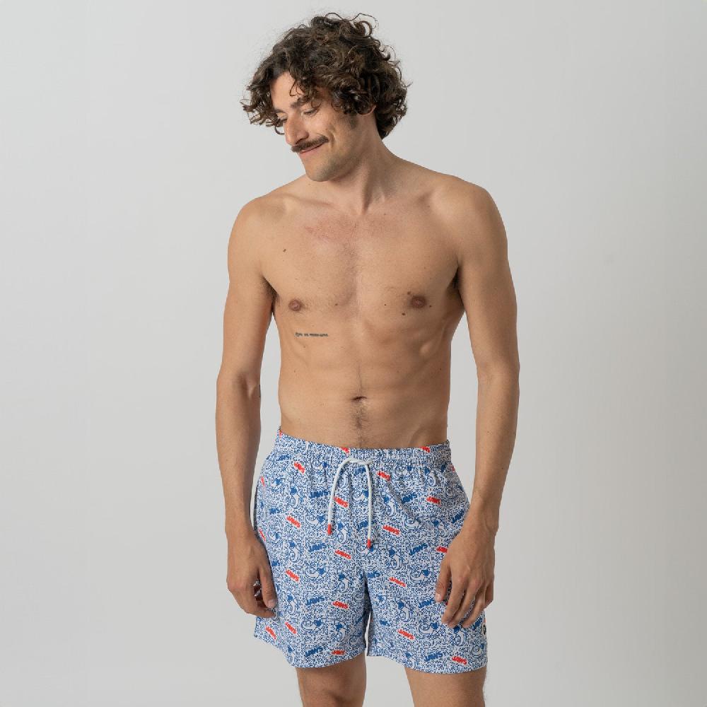 Jimmy Lion Men's Swim Shorts Jaws Jaws X Jimmy Lion