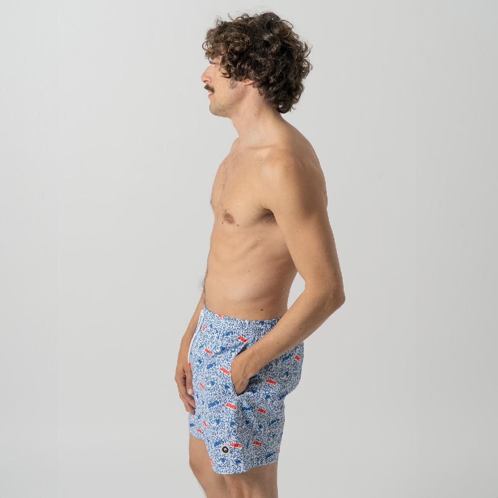 Jimmy Lion Men's Swim Shorts Jaws Jaws X Jimmy Lion