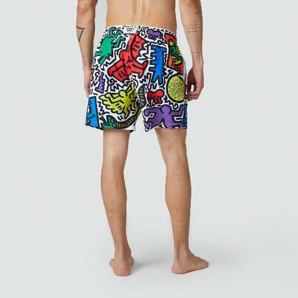 Jimmy Lion Men's Swim Shorts Pop Shop Tokyo Swim Shorts