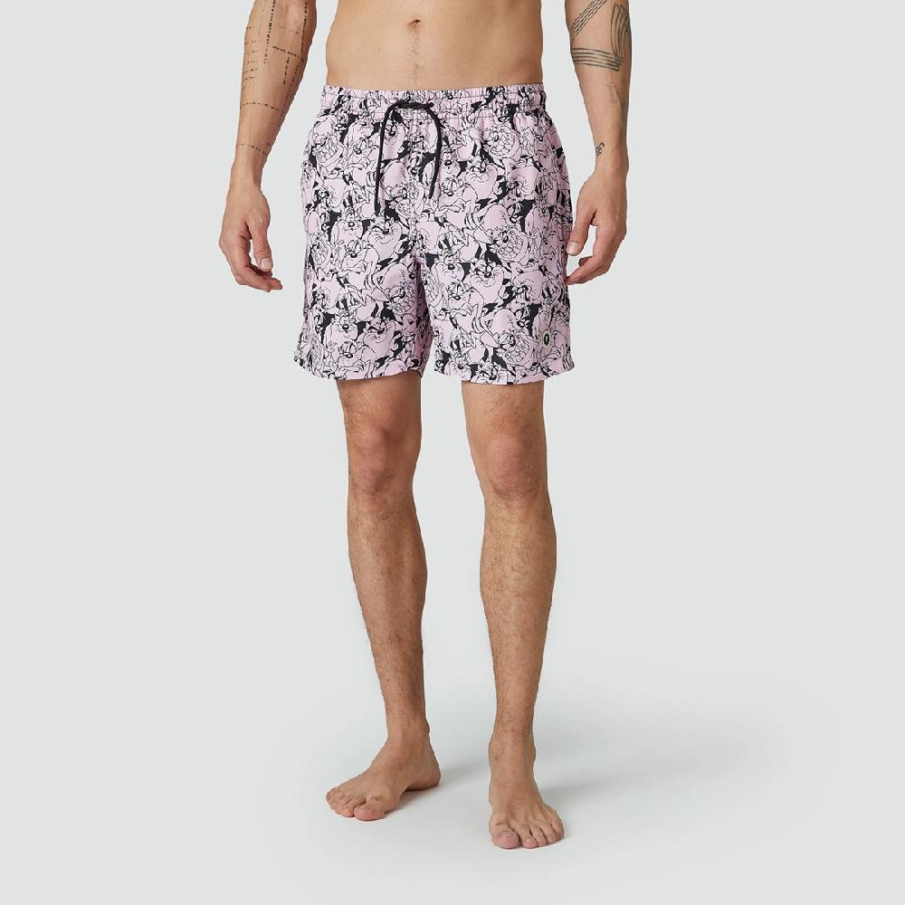Jimmy Lion Men's Swim Shorts Tasmanian Devil Swim Shorts