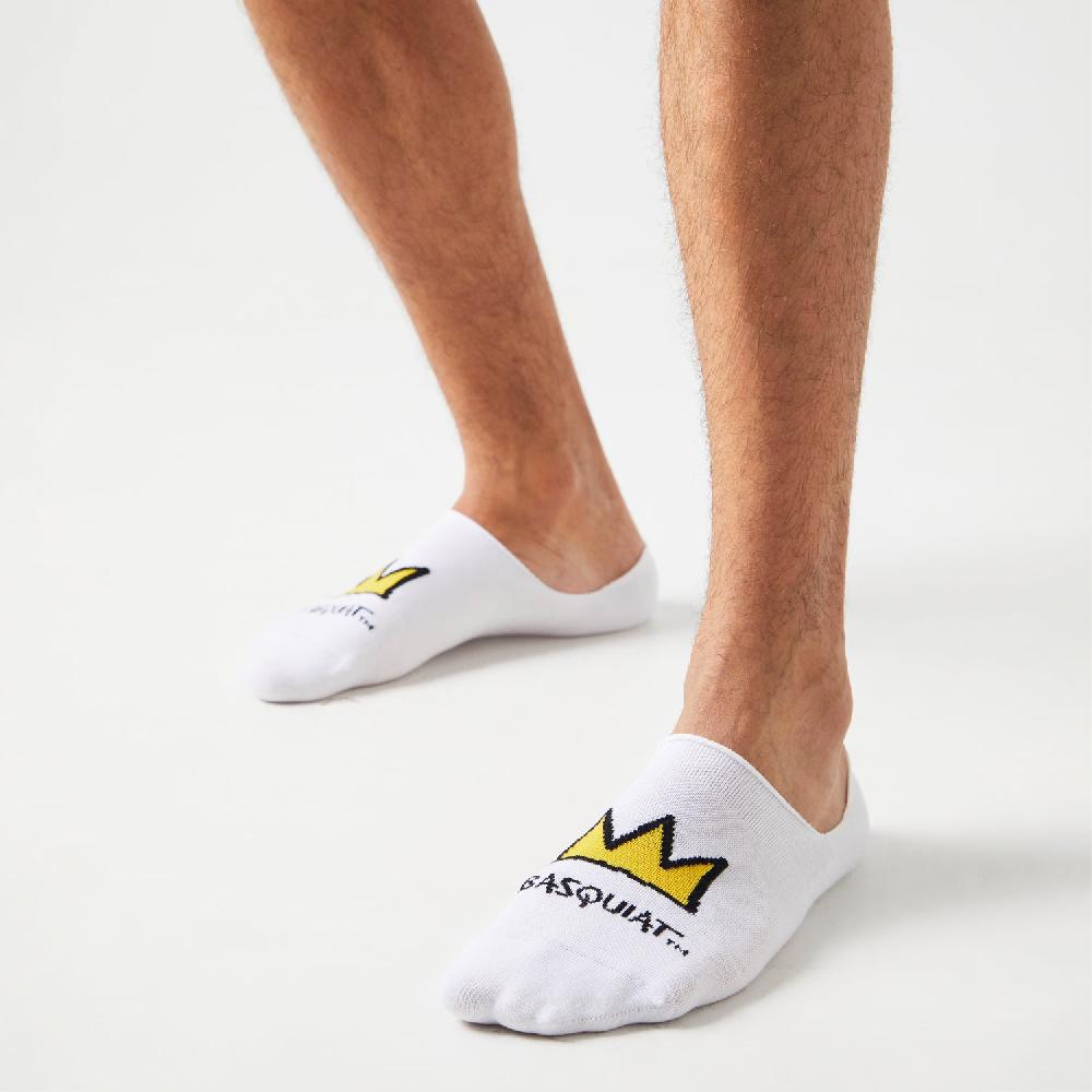 Jimmy Lion No Show Socks Basquiat Crown Basquiat X Jimmy Lion