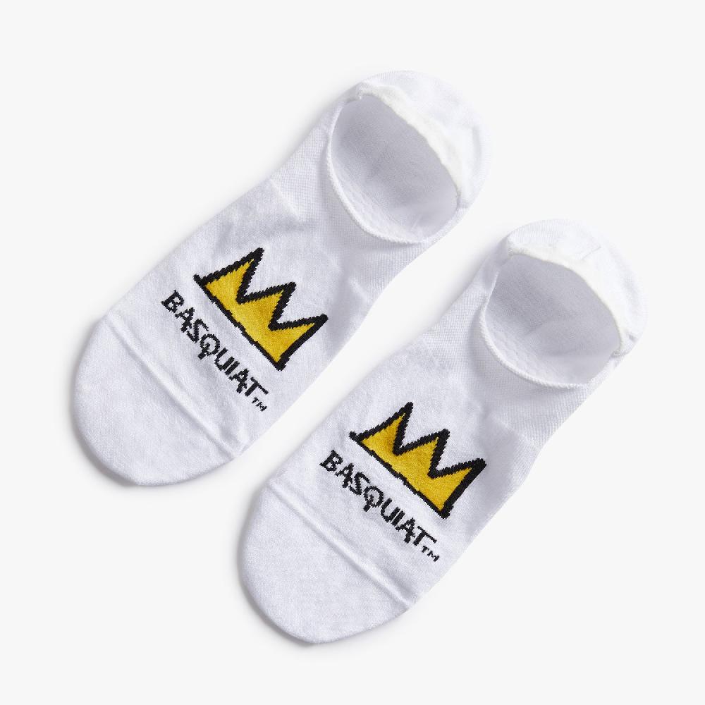jimmy lion No Show Socks Basquiat Crown Basquiat x Jimmy Lion