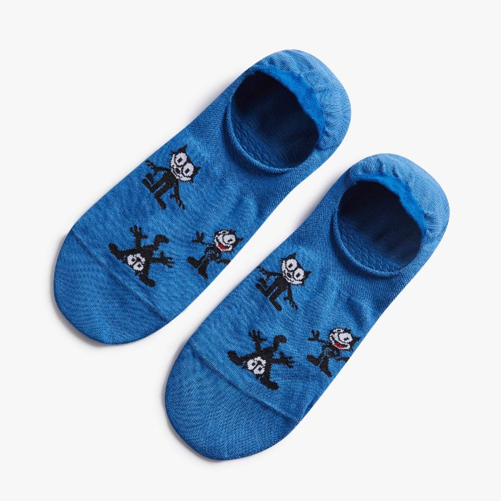 jimmy lion No Show Socks Felix Pattern Felix the Cat x Jimmy Lion