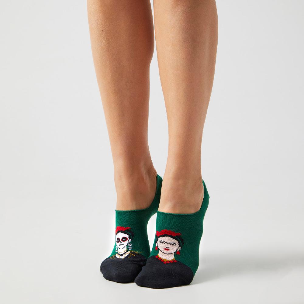 Jimmy Lion No Show Socks Frida Catrina Frida Kahlo X Jimmy Lion