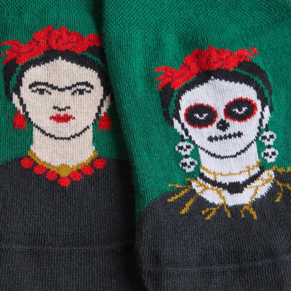 Jimmy Lion No Show Socks Frida Catrina Frida Kahlo X Jimmy Lion