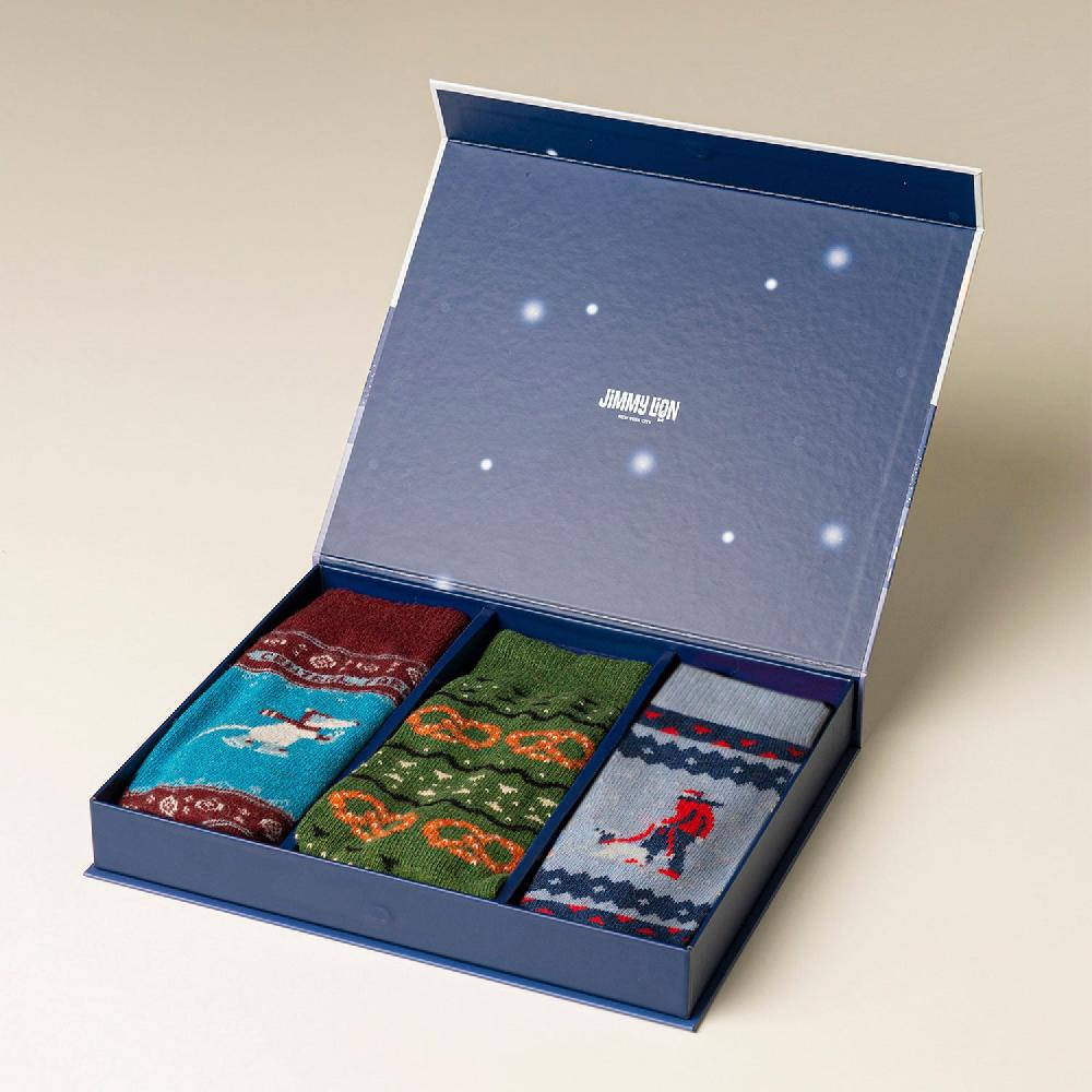 jimmy lion Pack of 3 Wool Socks Winter in the City Pack