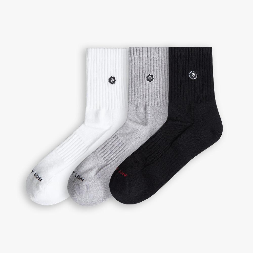 jimmy lion Quarter Socks 3 x Athletic Essentials Lion