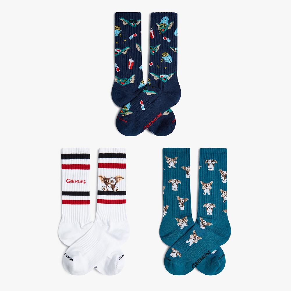 Jimmy Lion Sock Gift Pack Athletic Gremlins Pack Gremlins X Jimmy Lion