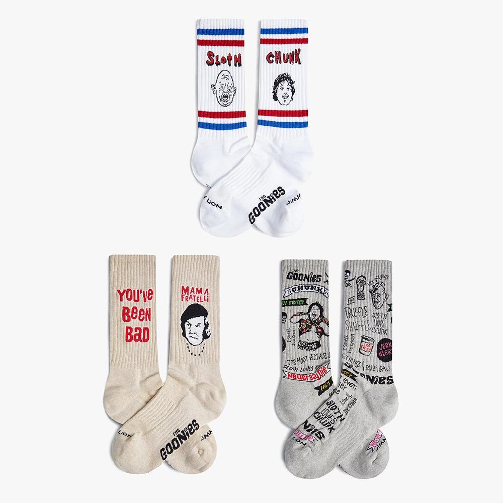 Jimmy Lion Sock Pack Athletic Goonies Pack The Goonies X Jimmy Lion