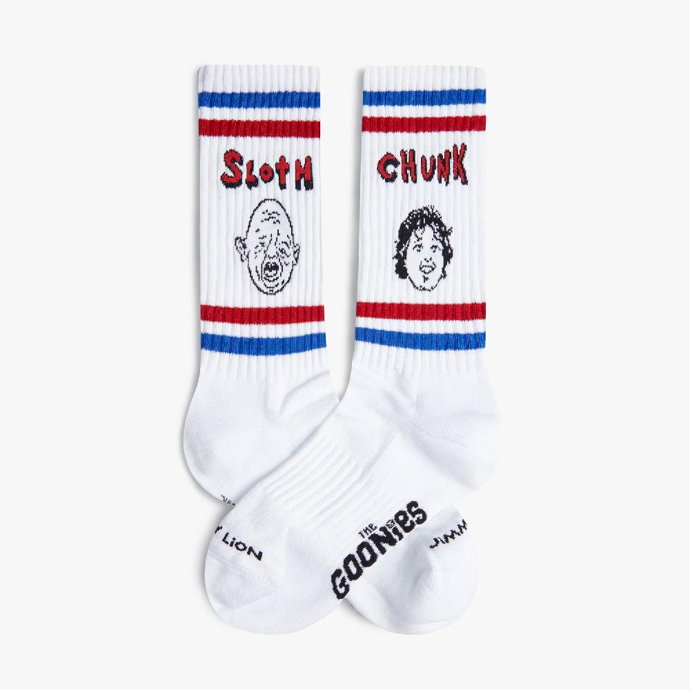 jimmy lion Unisex Socks Athletic Sloth and Chunk The Goonies x Jimmy Lion