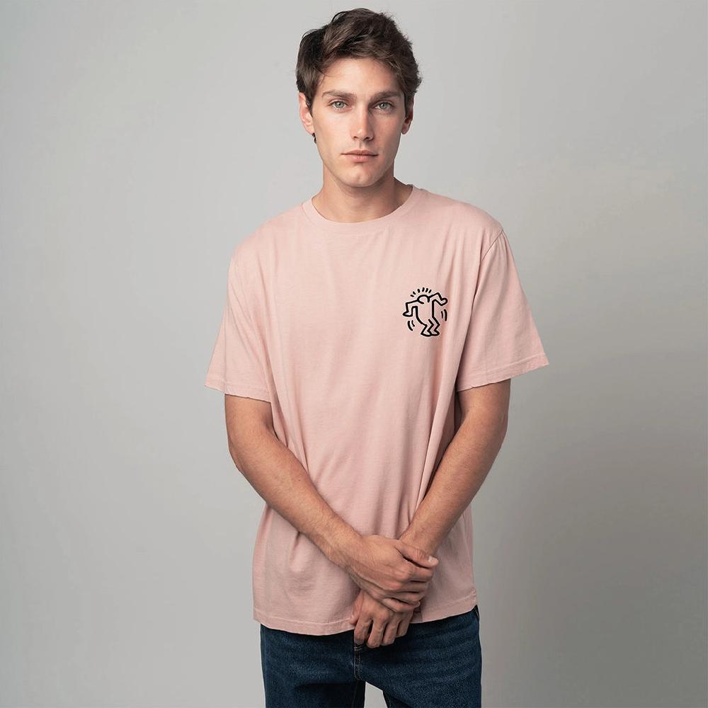 Jimmy Lion Unisex T-Shirt Heart Tee Keith Haring X Jimmy Lion