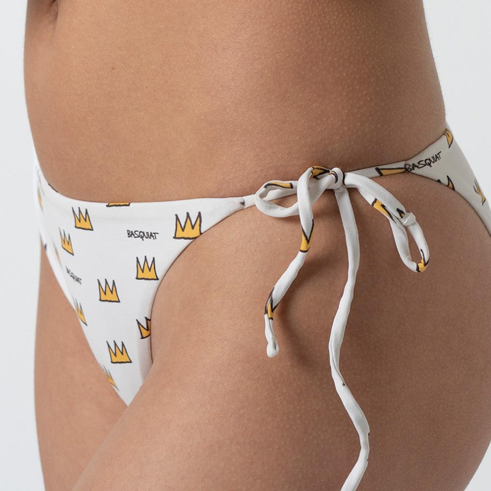 Jimmy Lion Women's Bikini Bottom Basquiat Crown Basquiat X Jimmy Lion