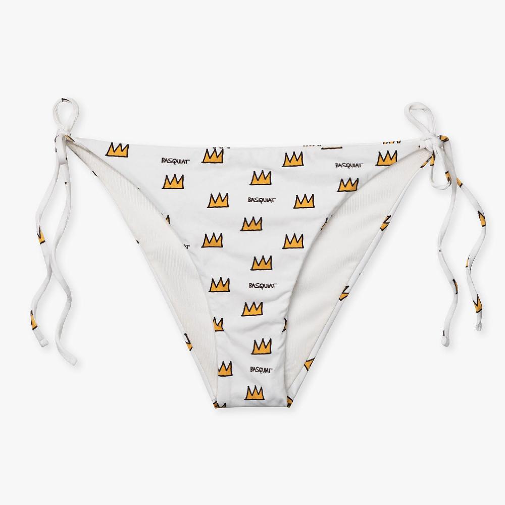 jimmy lion Women's Bikini Bottom Basquiat Crown Basquiat x Jimmy Lion