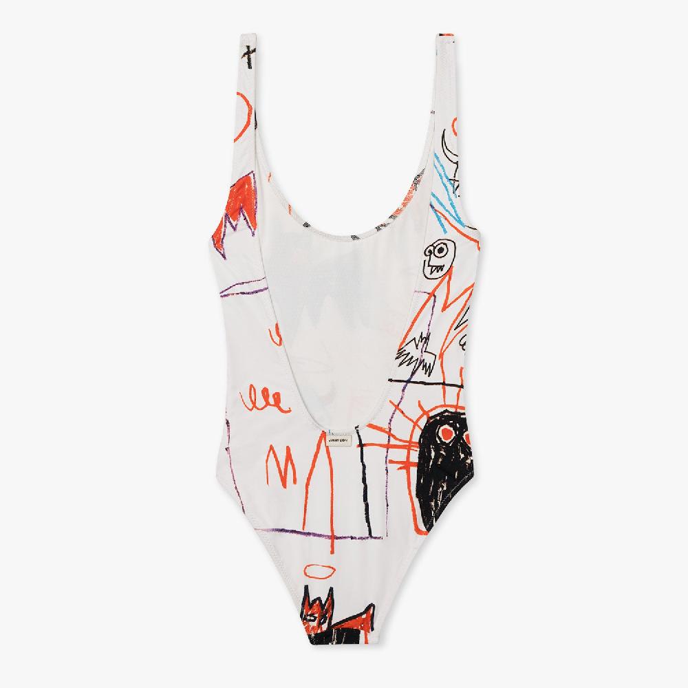 Jimmy Lion Women's Swimsuits Basquiat Batman Basquiat X Jimmy Lion