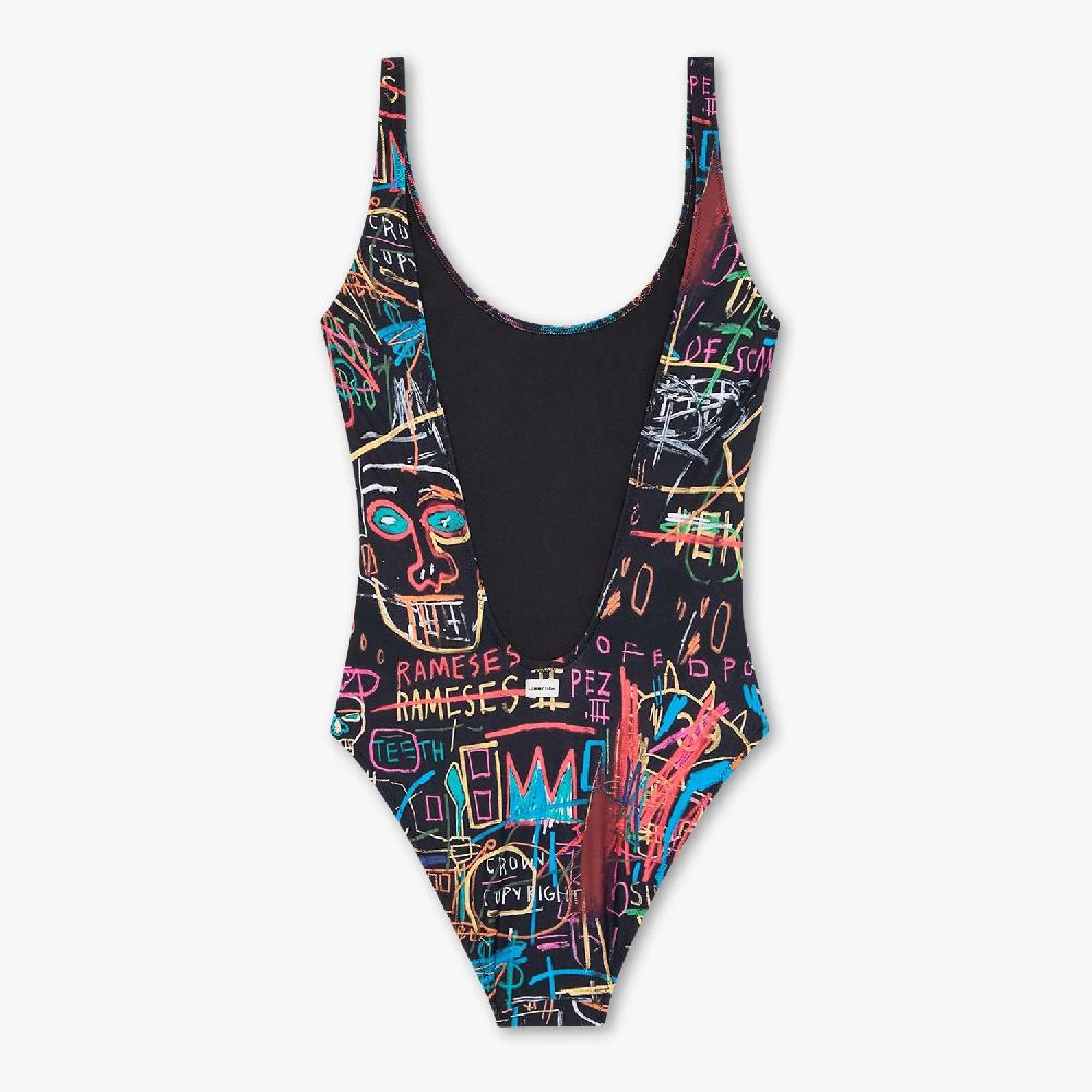 Jimmy Lion Women's Swimsuits Basquiat Kings Of Egypt