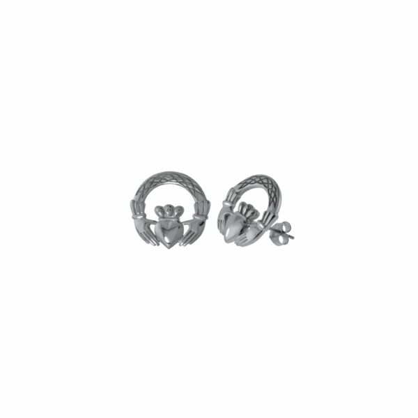 jmh Claddagh Small Stud Earrings - 8521 JMH Jewellery