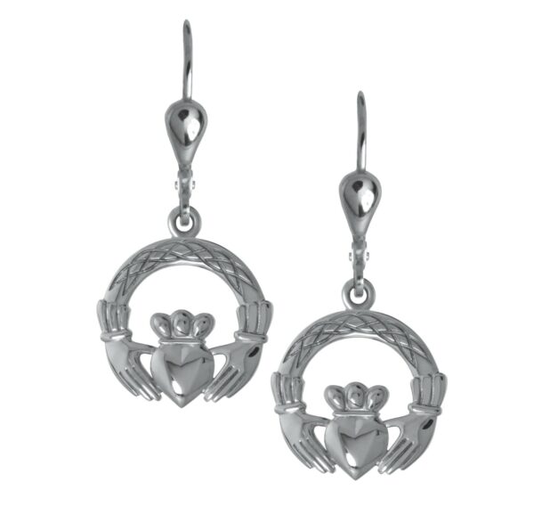 jmh Claddagh Weave Drop Earrings - 8723 JMH Jewellery