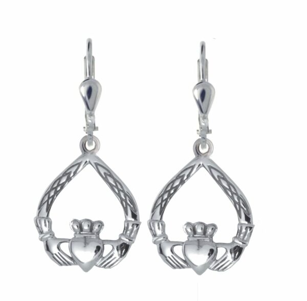 jmh Claddagh Weave Drop Earrings - 8727 JMH Jewellery