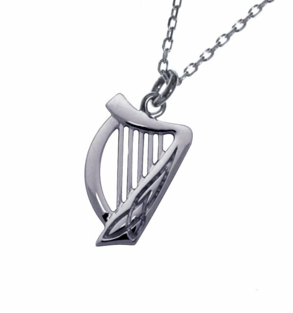 jmh Double Sided Harp with Celtic Knot Detail - 2102 JMH Jewellery
