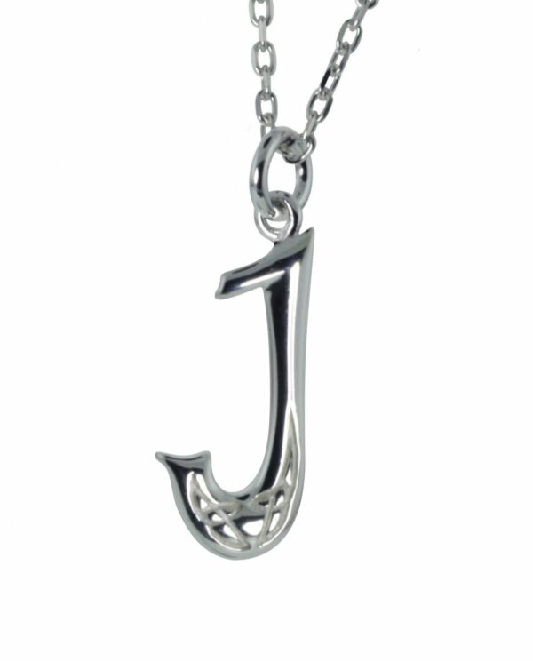 jmh J Initial Book of Kells Inspired Pendant - 2196 JMH Jewellery