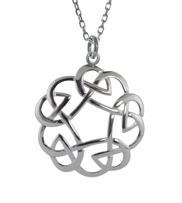 jmh 2276 Celtic Knot Open Weave Pendant