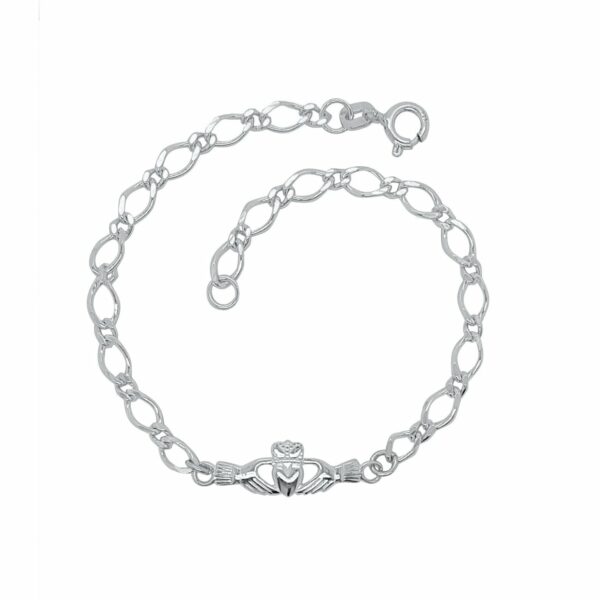 jmh Claddagh Sterling Silver Bracelet 8401 jmh Claddagh Sterling Silver Bracelet 8401
