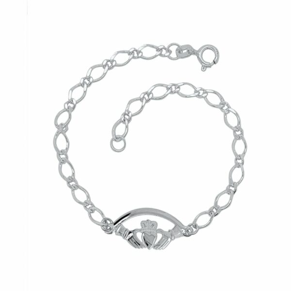 jmh Claddagh Sterling Silver Bracelet 8403 jmh Claddagh Sterling Silver Bracelet 8403