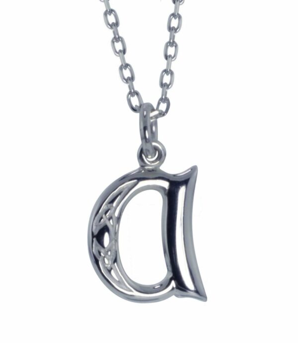 Jmh O Initial Book Of Kells Inspired Pendant - 2196 JMH Jewellery