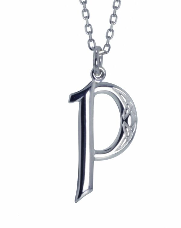 jmh P Initial Book of Kells Inspired Pendant - 2196 JMH Jewellery