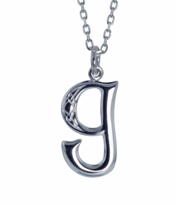 Jmh R Initial Book Of Kells Inspired Pendant - 2196 JMH Jewellery