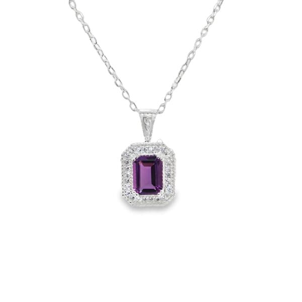 jmh Sterling Silver Celtic Gemstone Necklace JMH Jewellery