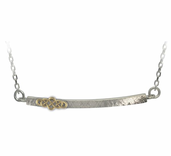 jmh Sterling Silver Celtic Weave Layer Necklet - 2238 JMH Jewellery