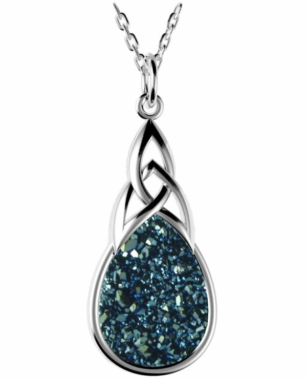 jmh Sterling Silver Drusy Pendant - 2133 JMH Jewellery