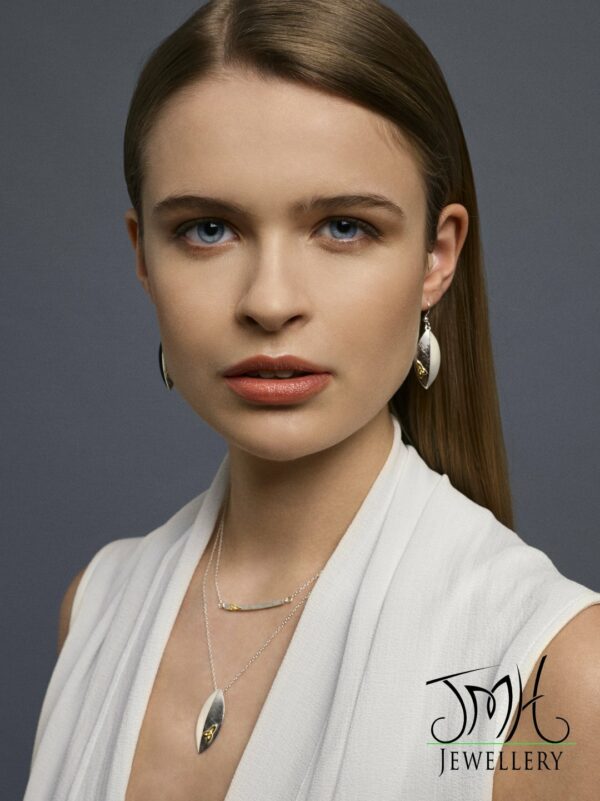 Jmh Sterling Silver Trinity Knot Shield Layer Pendant - 2159 JMH Jewellery