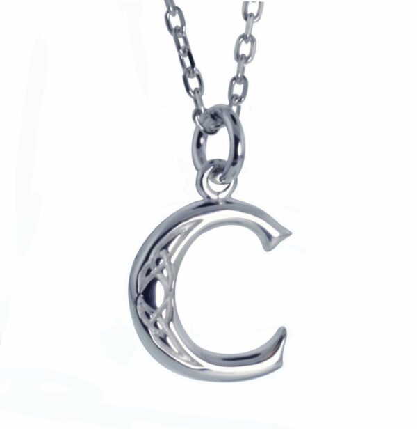 Jmh T Initial Book Of Kells Inspired Pendant - 2196 JMH Jewellery