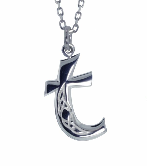 jmh T Initial Book of Kells Inspired Pendant - 2196 JMH Jewellery