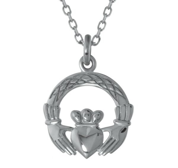 jmh Traditional Round Claddagh Pendant - 8227 JMH Jewellery