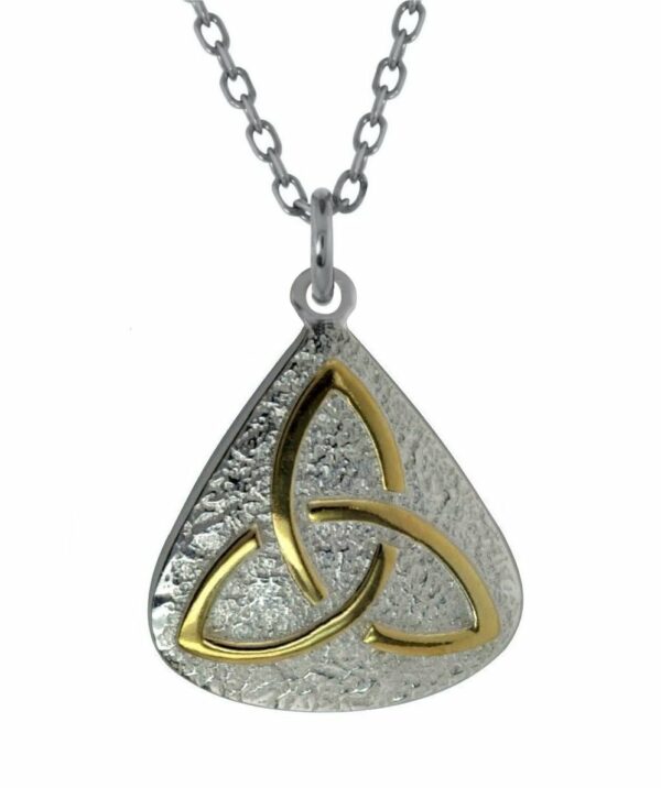 jmh Trinity knot pendant with gold plate- 2127 JMH Jewellery