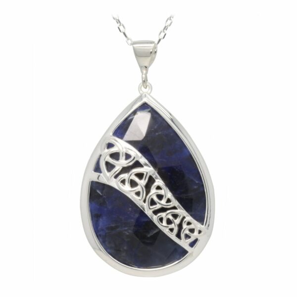 Jmh Trinity Pendant Choose Green Onyx Or Sodalite - 2202