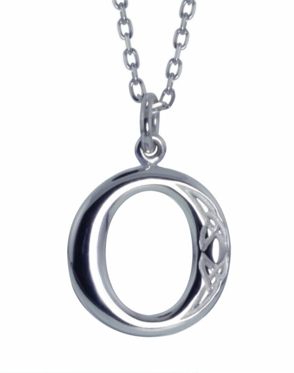 Jmh V Initial Book Of Kells Inspired Pendant - 2196 JMH Jewellery