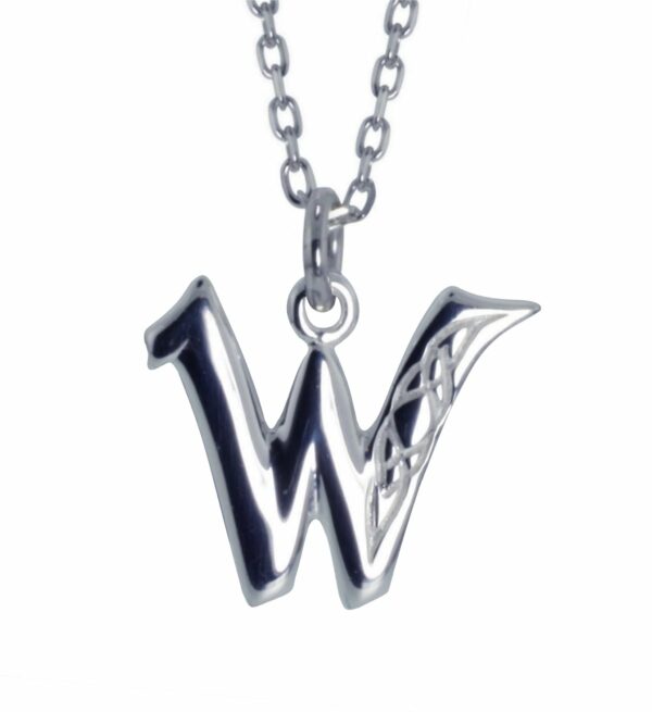 jmh W Initial Book of Kells Inspired Pendant - 2196 JMH Jewellery