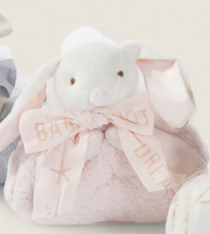 jnb Barefoot Dream Buddie - Pink/White Bunny