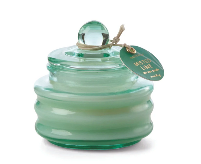 jnb Beam Glass Candle - Misted Lime